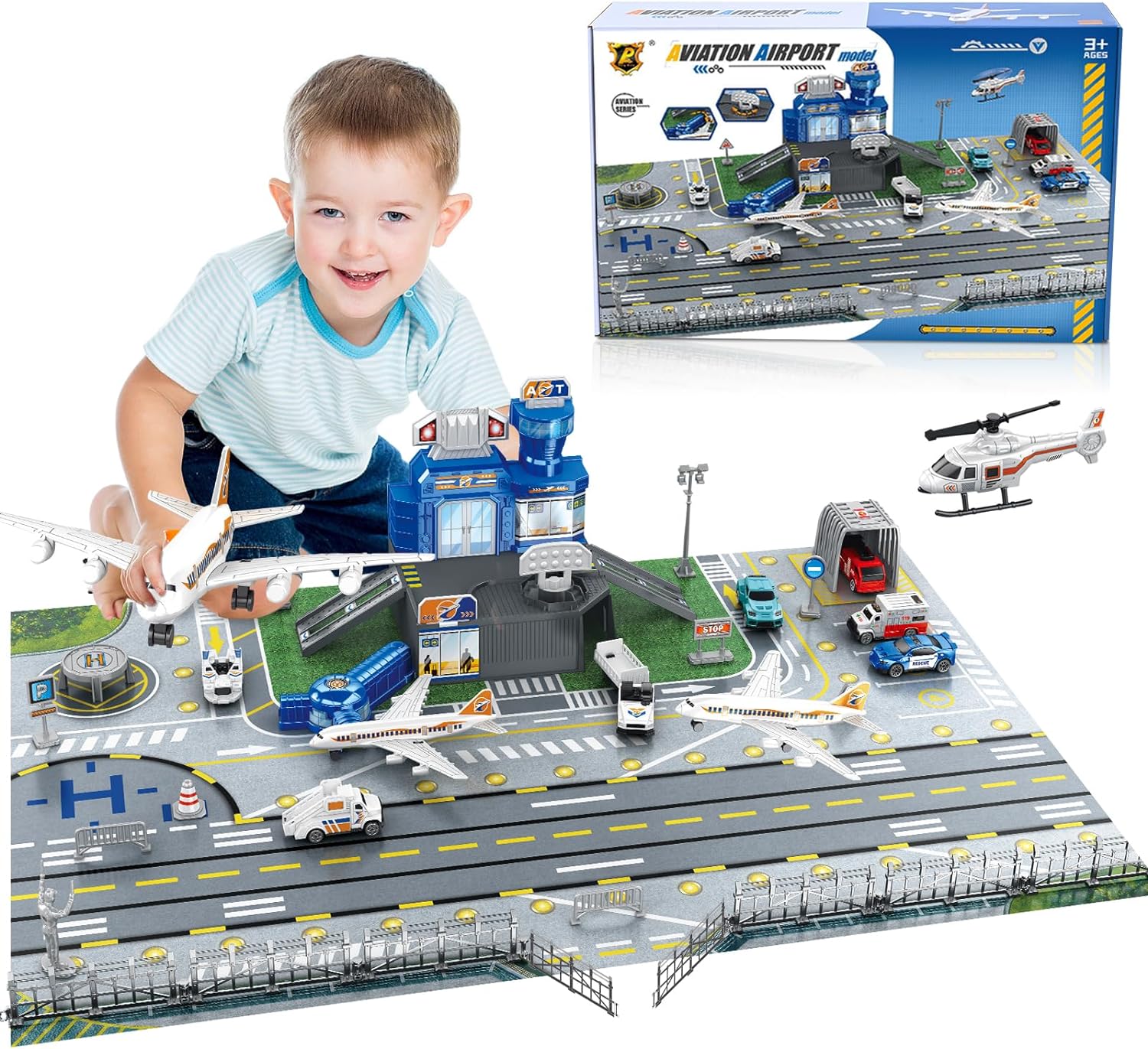 Kids Toys Latest - Детский игровой набор «Аэропорт» с машинкой,