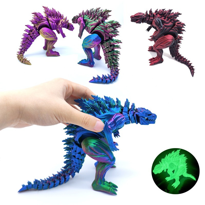 Kids Toys Dinosaur - 3D-печатная фигурка динозавра с подвижными суставами,