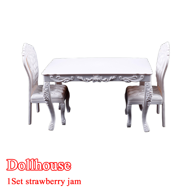 Dollhouse Furniture Set - Кукольный домик 1:6, кухонная мебель, обеденный