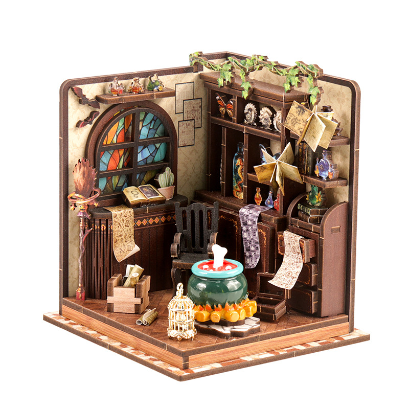 Dollhouse Furniture Set - Деревянная миниатюрная модель «сделай сам», комплект