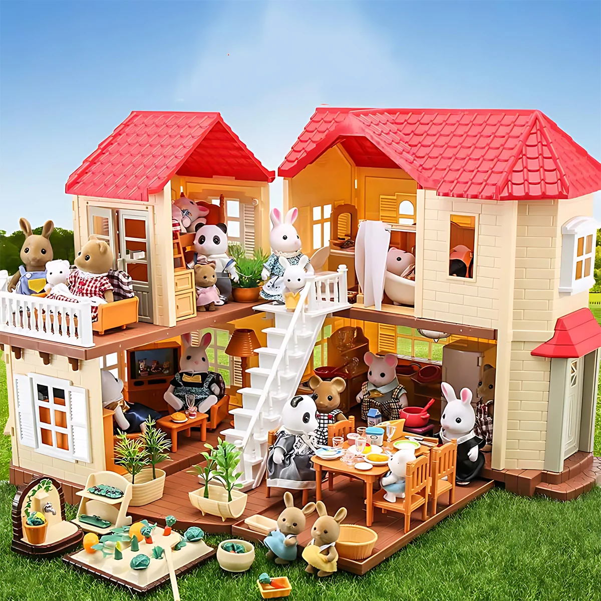 Dollhouse Furniture Set - Миниатюрная мебель 1:12 для кукольного домика: