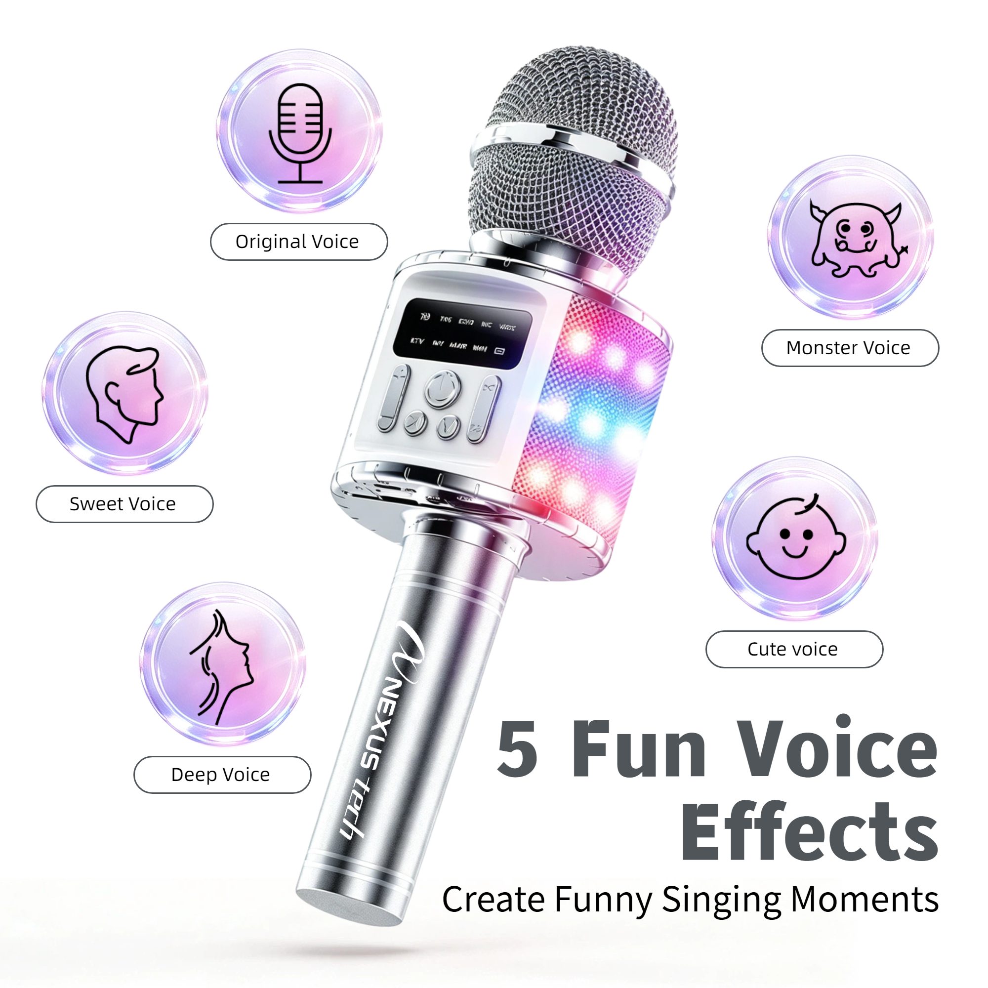 Беспроводной караоке-микрофон  – обзор и цена Kids Microphone Karaoke