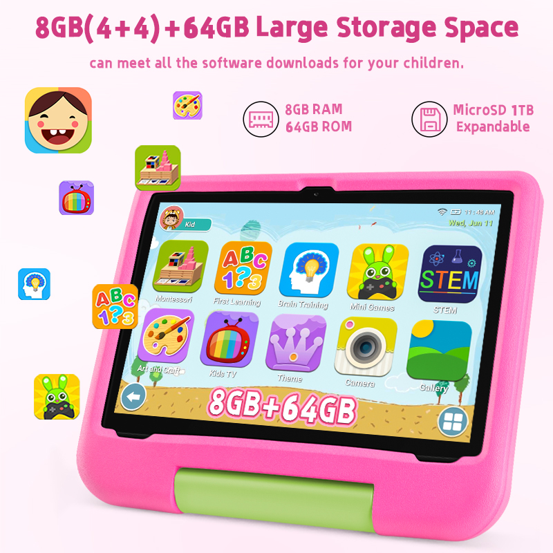 Планшет Paitanry 10.1 дюйма An – обзор и цена Learning Tablet Kids