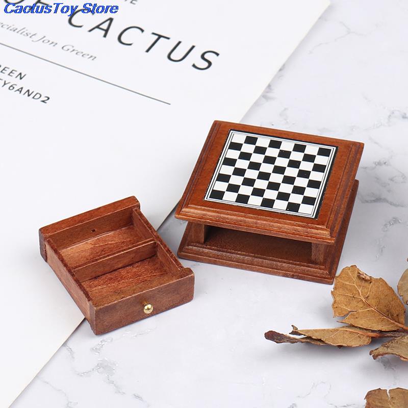 1:12 набор миниатюрных шахматн – обзор и цена Dollhouse Furniture Set